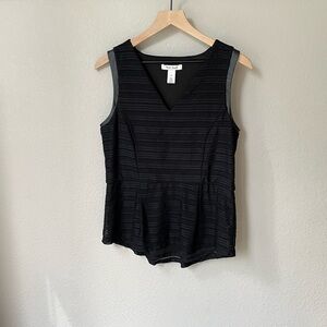 White House Black Market Black Sleeveless Top